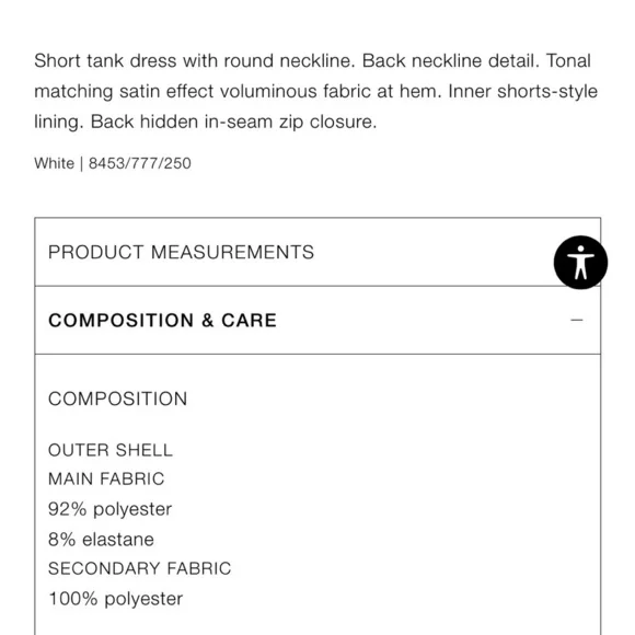 Zara NWT combination puff hem jumpsuit dress 8453/777 - Picture 4 of 8